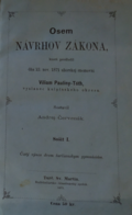 Osem návrhov zákona (Viliam Pauliny-Tóth, Andrej Červenák)