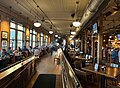 The interior of the northern end of the building