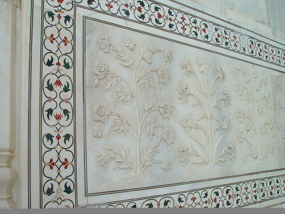 File:Taj mahal detail outside wall.jpg