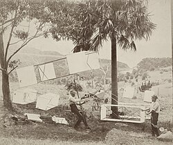 1894 kite demonstration at Stanwell Park, Australia