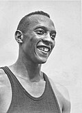 Jesse Owens, track and field athlete known for his participation in the 1936 Olympic Games