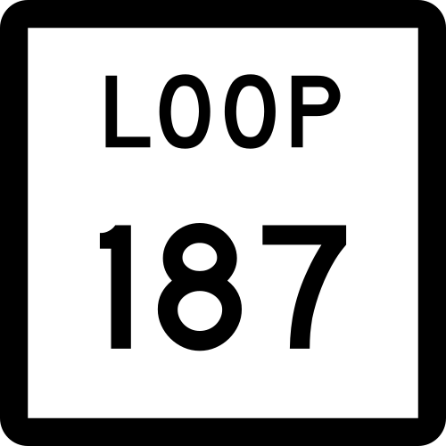File:Texas Loop 187.svg