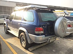 Rear view of the 1998–2002 model