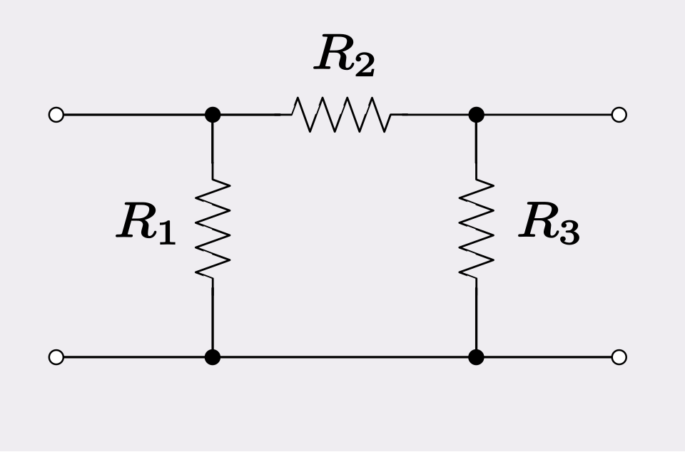 File:Attenuator, Pi-section.svg