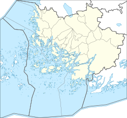 Iniö is located in Southwest Finland