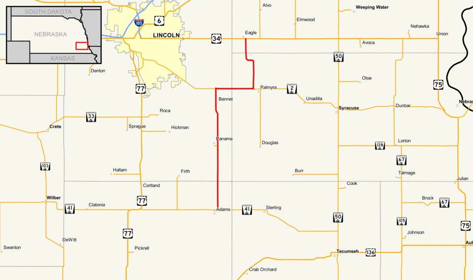File:Nebraska Highway 43 map.png