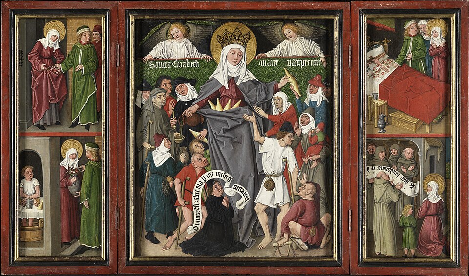 Elizabeth Triptych, c.1480-90, Staatliche Kunsthalle Karlsruhe