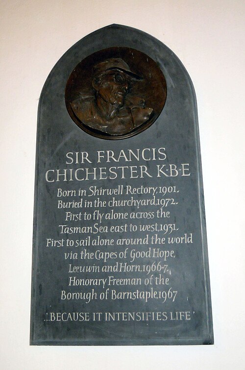 File:Francis Chichester memorial Shirwell.jpg