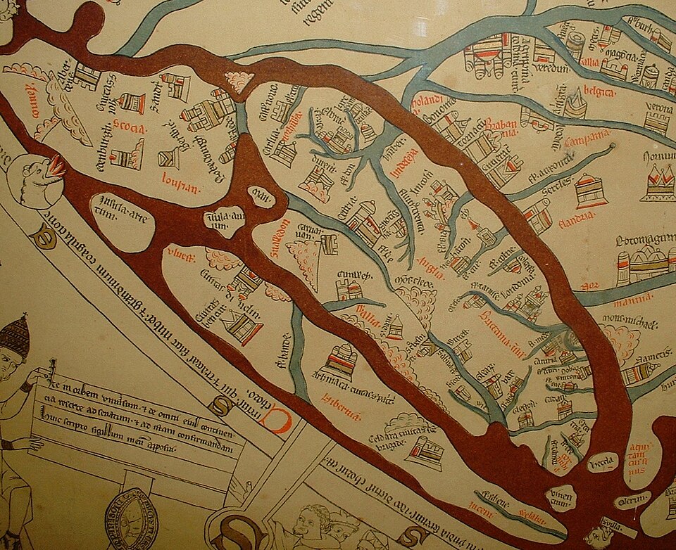 File:Hereford Mappa Mundi detail Britain.jpg
