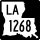 Louisiana Highway 1268 marker