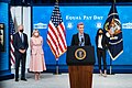 Image 20Megan Rapinoe speaks on equal pay in March 2021. (from Women's association football)