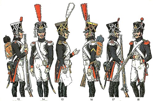 Fusilier-Grenadiers and Fusilier-Chasseurs. 1806–1814