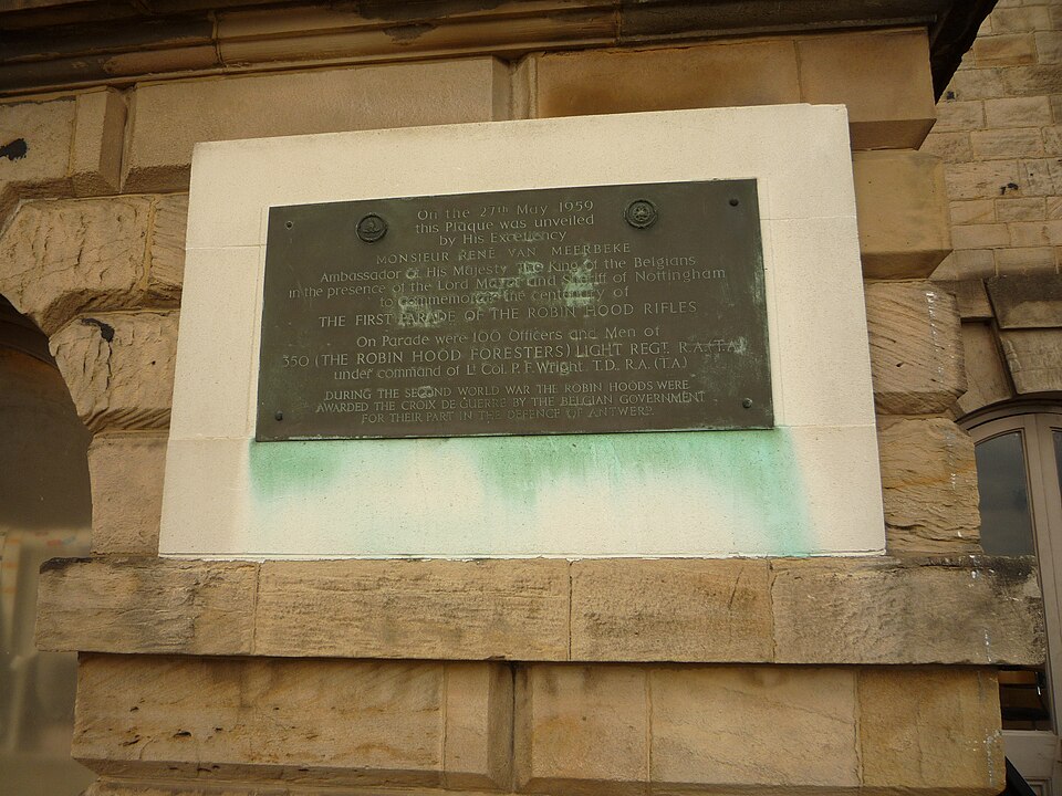 File:Robin Hood Rifles Plaque2.jpg