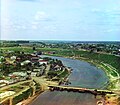 Rzhev city on Volga river