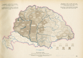 Kingdom of Hungary literacy map (1910)