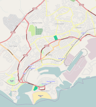 Colcot is located in Barry, Wales
