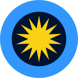 Roundel of the Royal Malaysian Air Force (Malay: Tentera Udara Diraja Malaysia)