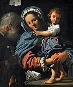 The Holy Family, oil on canvas, Louvre, Paris
