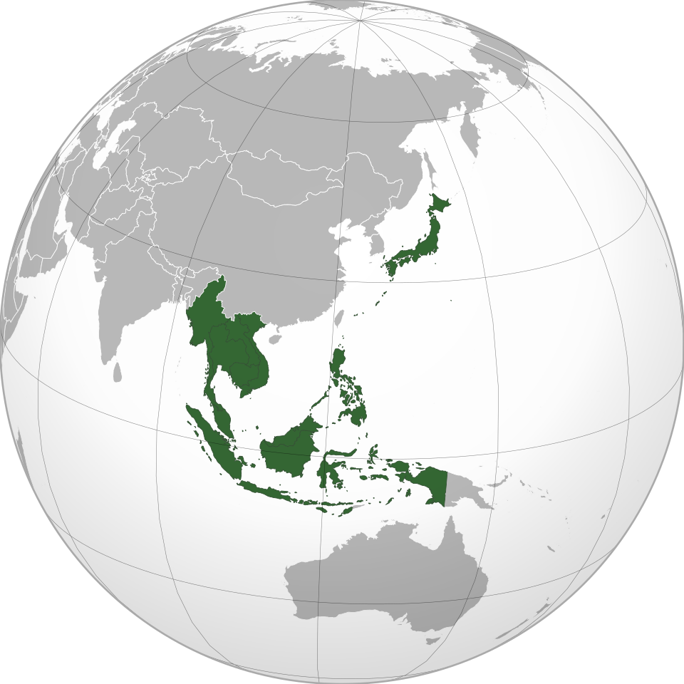 File:Map Highlighting ASEAN and Japan.svg