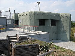 A pillbox in the local military museum