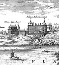 Ossoliński Palace and Kazanowski Palace in 1656