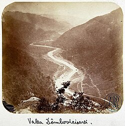 Dâmbovicioara Valley, photograph from the 1860s–1870s by Carol Szathmari
