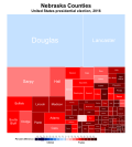Image 10Treemap of the popular vote by county, 2016 presidential election (from Nebraska)