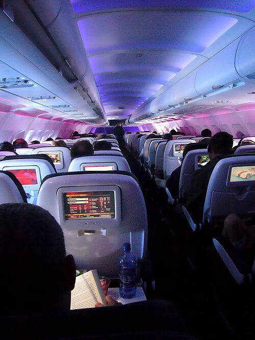 File:Virgin America airplane interior.jpg