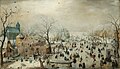 Hendrick Avercamp painted almost exclusively winter scenes of crowds.