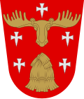 Saint Hubertus Deer, the coat of arms of the municipality of Hollola, Finland