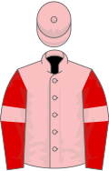 Pink, red sleeves, pink armlets
