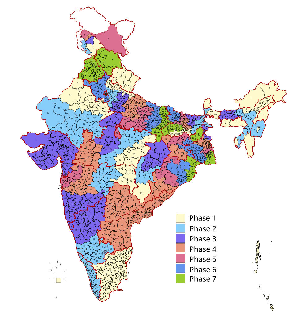 File:2024 Lok Sabha Election Schedule.svg