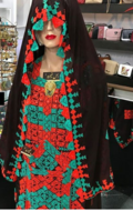 Baloch women's dress  on a mannequin