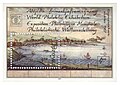 A miniature sheet from the Faroe Islands, in which the stamp forms a part of the larger image