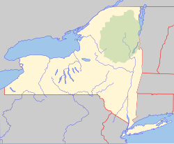 Silver Bay, New York is located in New York Adirondack Park
