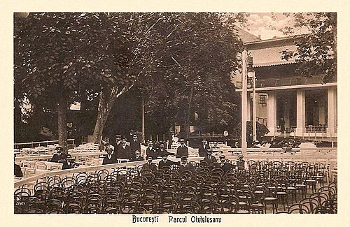 Postcard of the terrace, 1906
