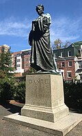 Dante statue in Meridian Hill Park