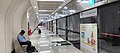 View of Cuffe Parade bound platform of Hutatma Chowk station