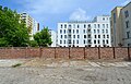 The back of the Complex of High Schools and Economics No. 1 at 10 Stawki Street