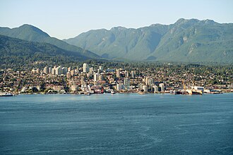 Skyline of the City of North Vancouver