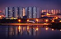 Buildings near Lake Komsomolskoye in Nizhnevartovsk