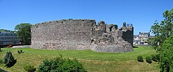 Photo of a stone castle