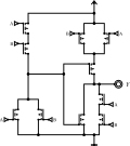 CMOS XOR gate using AOI-logic