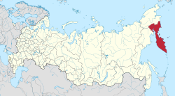 Location of Kamchatka Krai