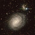 NGC 1187 and ESO 480-20 [d] (top, next to the star HD 18967 [d]), imaged by legacy surveys