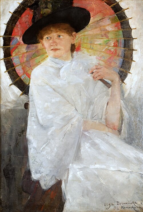 File:Olga Boznańska 1886 Mloda z parasolka.jpg