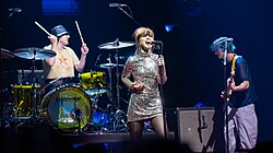 Paramore performing during the This Is Why Tour