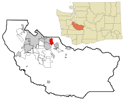Location of Sumner, Washington