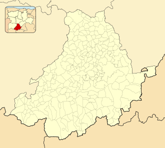 El Charco del Cura Reservoir is located in Province of Ávila