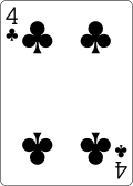 4 of Clubs
